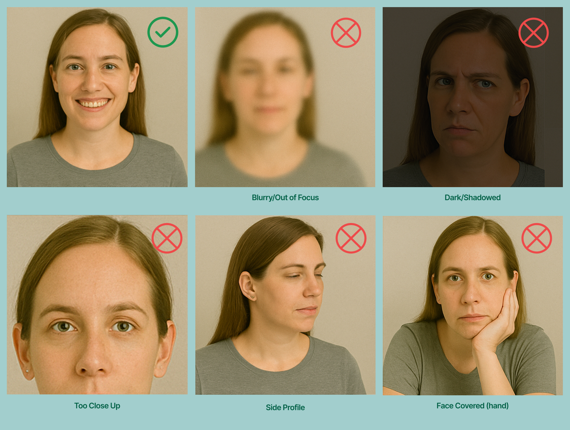 Everlyfe photo submission guide showing good vs bad lighting and angles for 3D printing